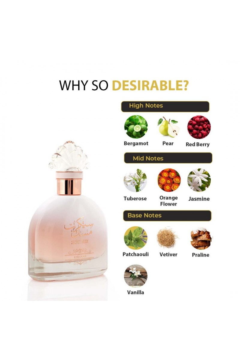 SECRET MUSK 100 ML FEMEI 